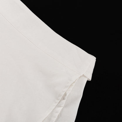 Women’s TwoPiece Set | Collared Long Sleeve Shirt & Double Layer LaceUp ALine Skirt | noémi