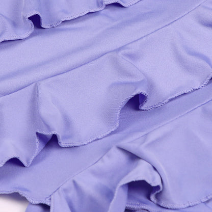 Womens Ruffled Spaghetti Strap Dress | Irregular Hem Slim Fit | noémi