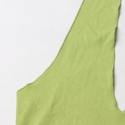 High Waist Slim Fit Cross Halterneck Backless Dress For Women | noémi