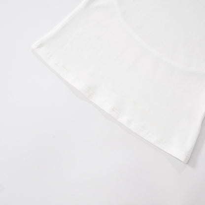 Backless Turtleneck Sleeveless Top | White Summer Halter Style | noémi