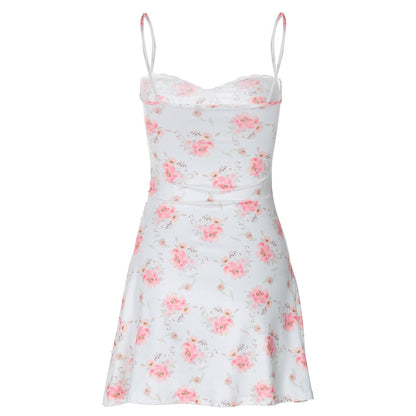 Floral Printed Lace Dress for Women | noémi