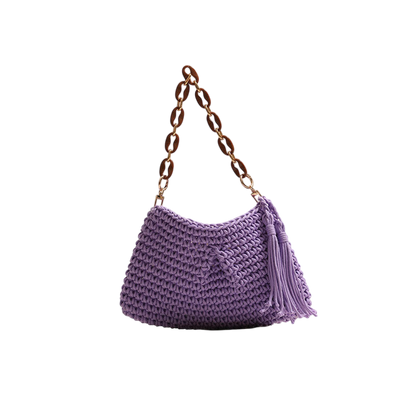 Clip Tassel Purple