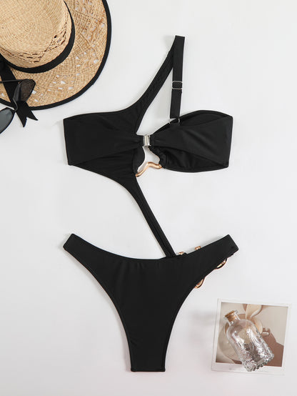 Cutout One Piece Swimsuit with Sculpted Shape | noémi