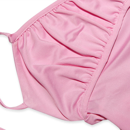 Backless Pleated Sleeveless Dress with Straps | noémi