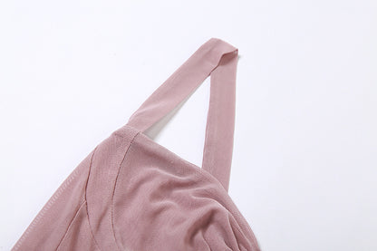 Womens Mesh Boned Corset Top | Slim Fit Bustier | Sleeveless Camisole | noémi