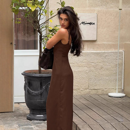 Womens Slim Fit Sling Sheath Dress | noémi