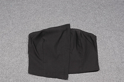 Womens Two Piece Patchwork Tube Top | Off Shoulder, Sleeveless Summer Vest | noémi