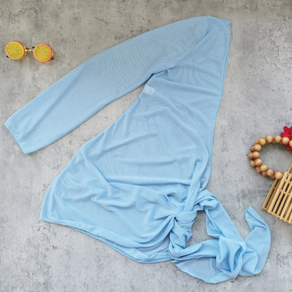 One Shoulder Long Sleeved Blouse