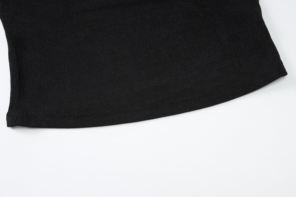 One Shoulder Long Sleeve Top for Women | Slim Fit Cold Shoulder Shirt | noémi