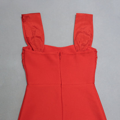 Womens Overknee Dress with Slim Fit and Irregular Hem | noémi