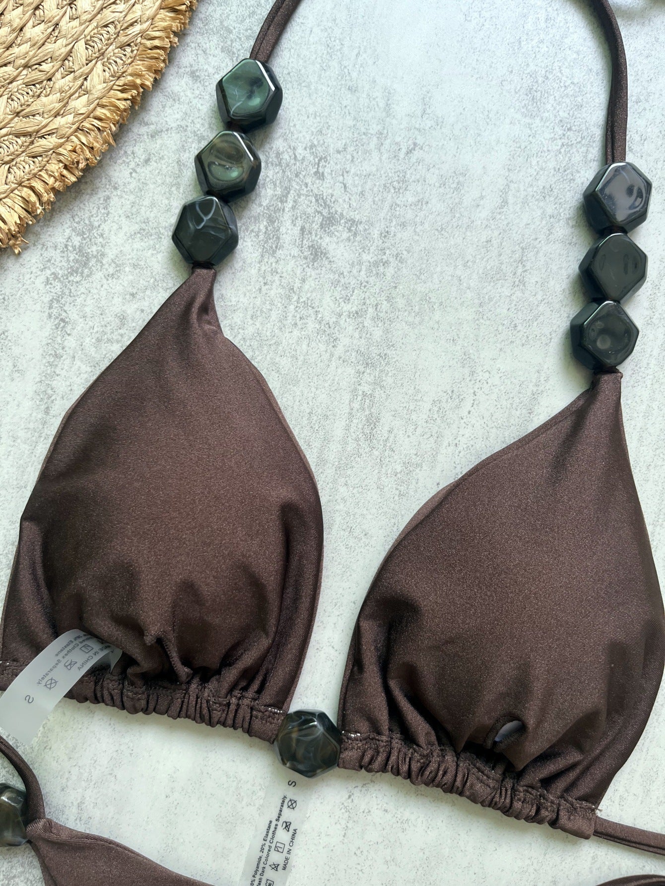 Two Piece Bikini Set with Lacing Detail and Beach Style Design | noémi