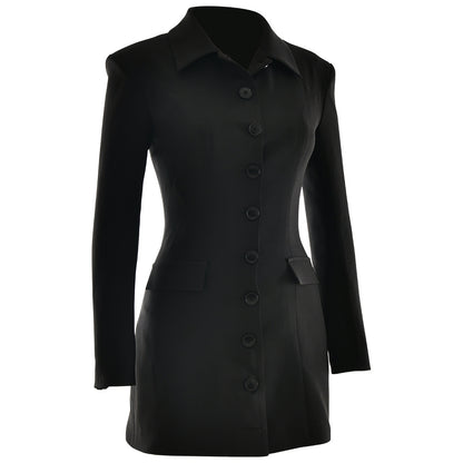 Womens Slim Fit Collared Mini Dress | noémi