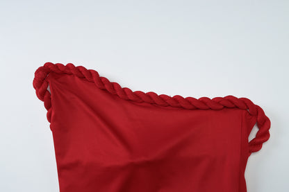 Backless One Shoulder Pleated Mini Dress | Twist Detail, Hip Hugging Fit | noémi