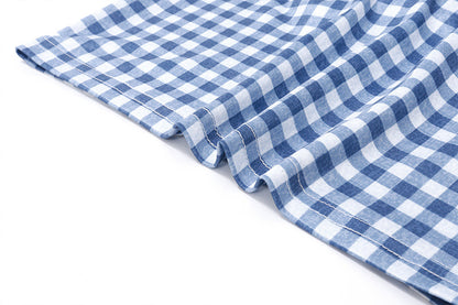 Womens Houndstooth Bow Back Slim Vest | Sleeveless Top | noémi