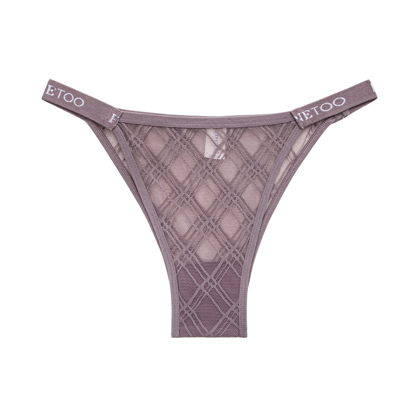 Seamless Cutout Briefs with Letter Belt Three Pack for Women | noémi