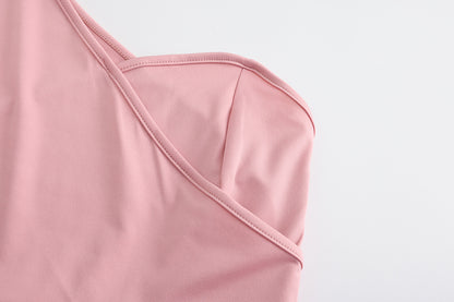 Women’s One Shoulder Double Sleeve Romper | noémi
