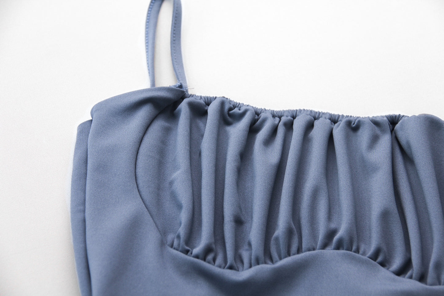 Womens Backless Dress with Layered Pleats and Lace Up Slim Fit | noémi