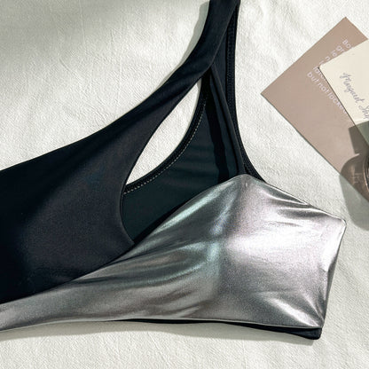 Womens Bronzed Glow Split Stitch Bikini Set | noémi