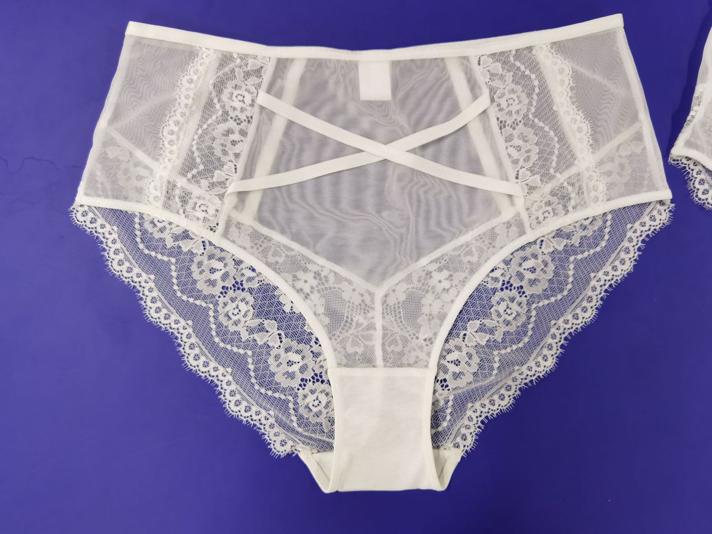 Mesh Transparent High Waist Panties in Black and Beige Comfortable Fit | noémi