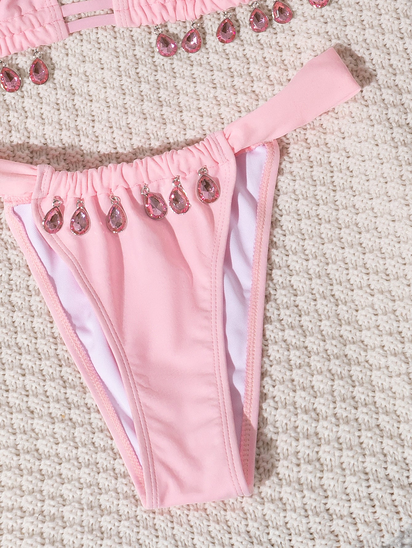 Two Piece Bikini with Belt and Gem Detail for Women | noémi