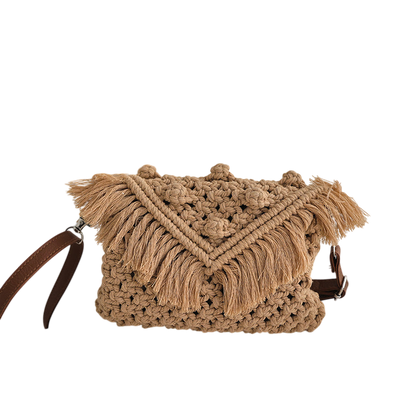 Cotton Thread Bean Tassel Coffee
