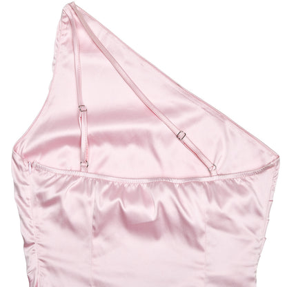 Shoulder Sleeveless Backless Dress | Slim Fit High Slit Hip Hugger | noémi