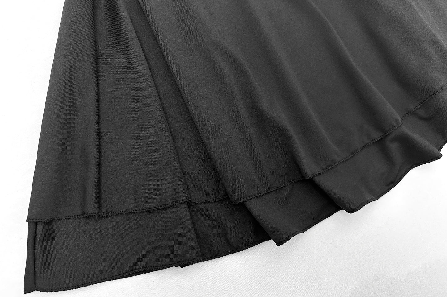 Tube Top Suspender Dress with Deep V Neck and Ruffle Detail | noémi