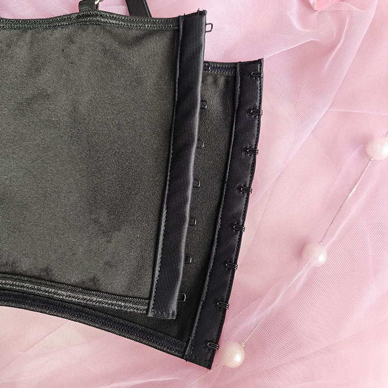 Floral Embroidered Boning Corset Vest with Printed Suspenders for Women | noémi