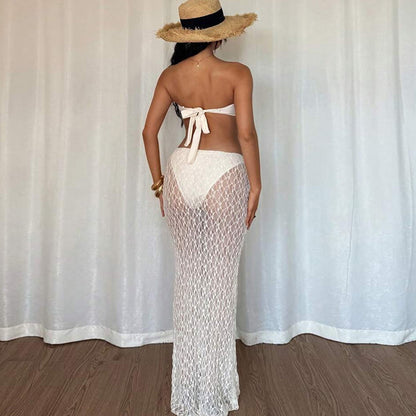 Two Piece Lace Set | Tube Top & Maxi Skirt for Women | noémi