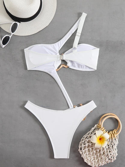 Cutout One Piece Swimsuit with Sculpted Shape | noémi