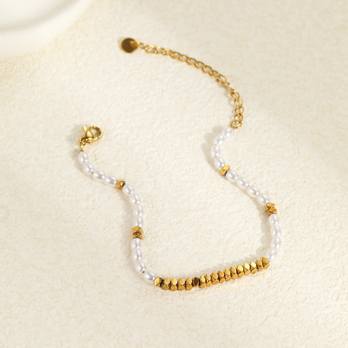 Baroque Pearl Bracelet & Earrings Set | Stainless Steel Jewelry | noémi