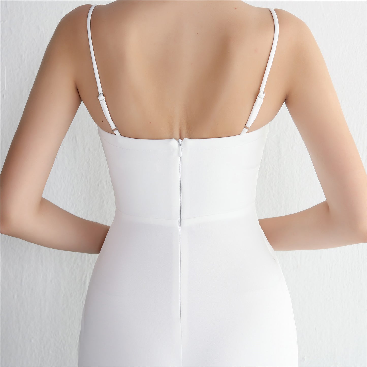 Long Sleeveless Fishtail Gown | Split Hem Slim Fit | noémi