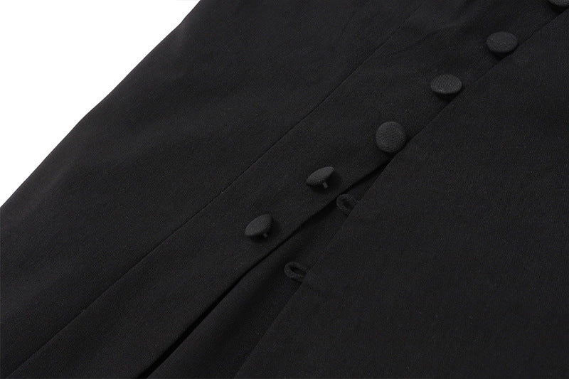 Black Corset Top | One Shoulder Sleeveless Blazer | noémi