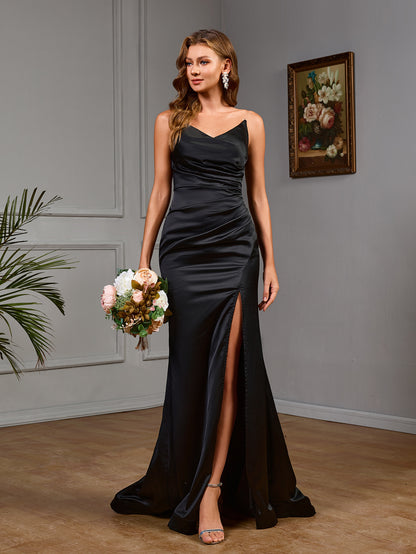 Sleeveless Slim Fit Evening Dress | Split Cocktail Dress | noémi