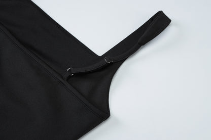 Strappy Backless Maxi Dress with High Slit | noémi