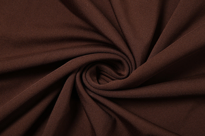 Womens Slim Fit Tube Dress with Scarf Collar and Back Slit Detail | noémi