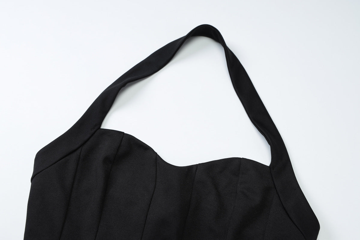 Womens Halter Dress | Backless, Waist Enhancing, Slim Fit | noémi `