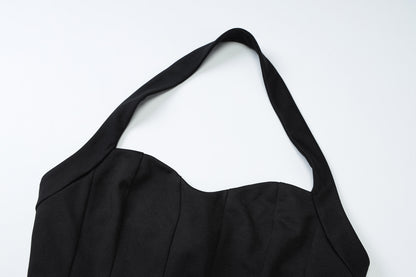 Womens Halter Dress | Backless, Waist Enhancing, Slim Fit | noémi `