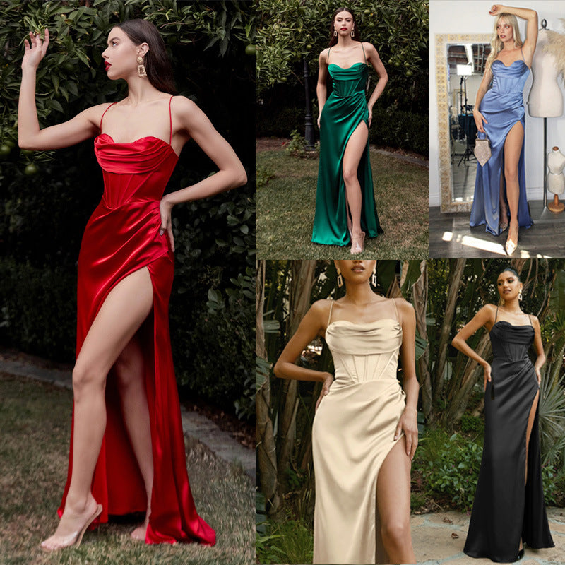 Sleeveless Camisole Gown With Flowing Silhouette | noémi