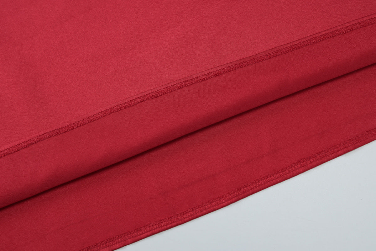 Satin Pleated Slim Tube Top Dress for Women | noémi