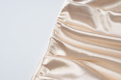 Deep V Halter Backless Split Dress | noémi