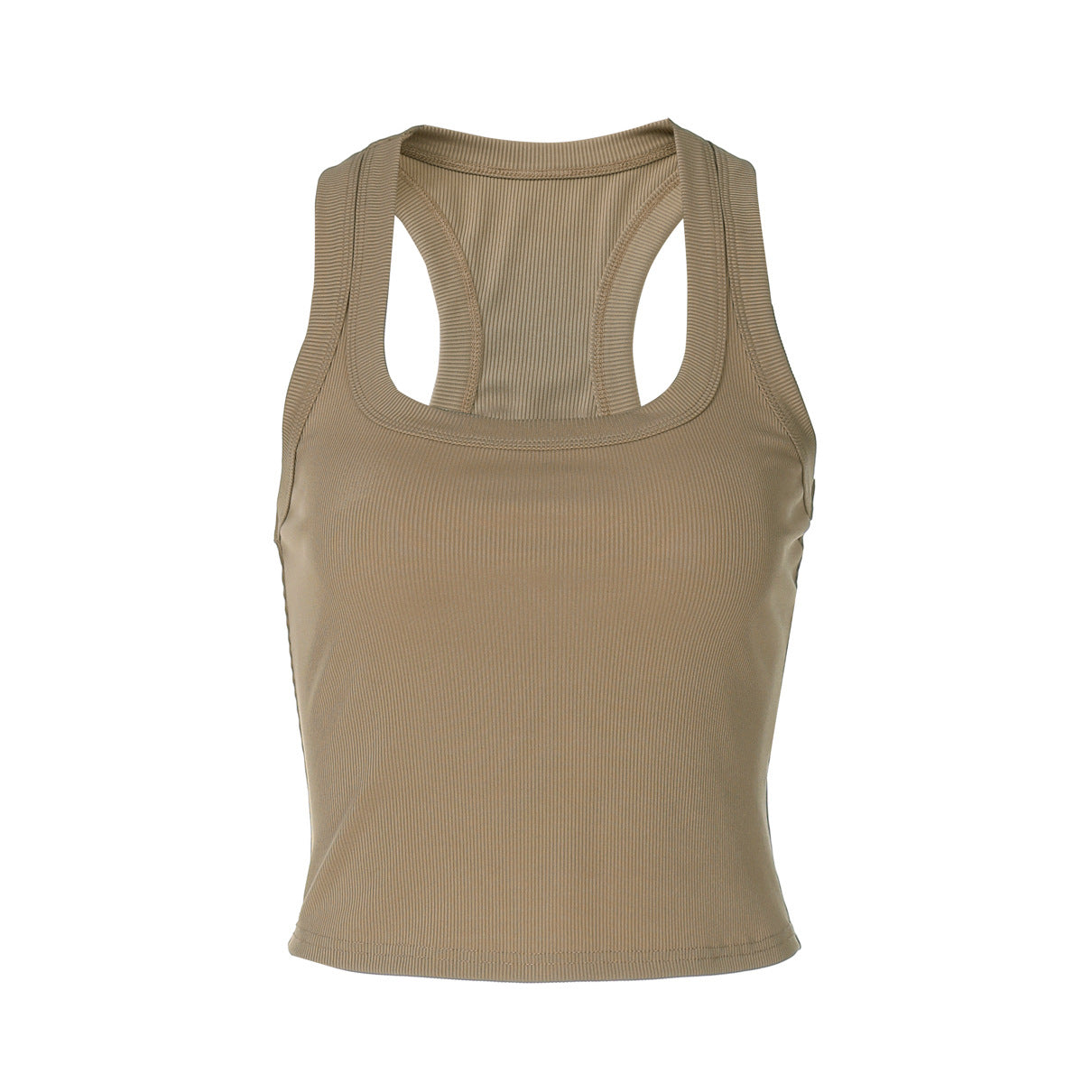 Womens Slim Fit Cropped Tank Top | U Neck Vest | noémi