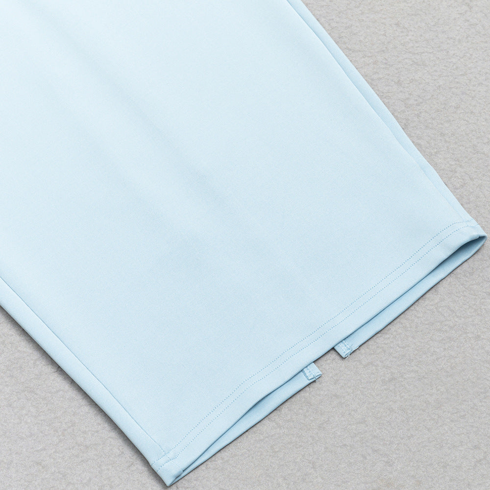 Layered Slim Fit Sling Dress with Tiered Hem | noémi