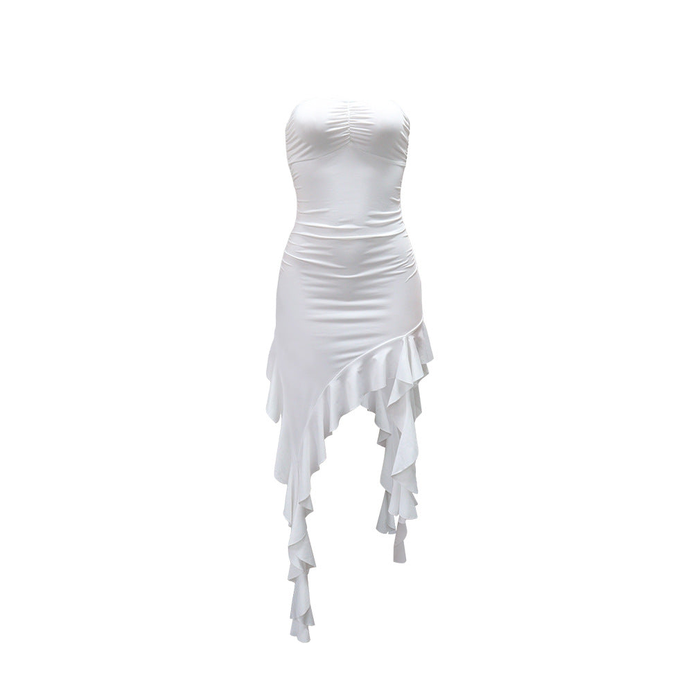 Tube Top Ruffle Dress | Sheath for Women | noémi