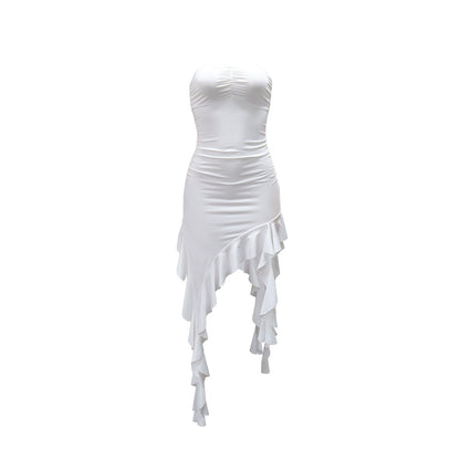 Tube Top Ruffle Dress | Sheath for Women | noémi