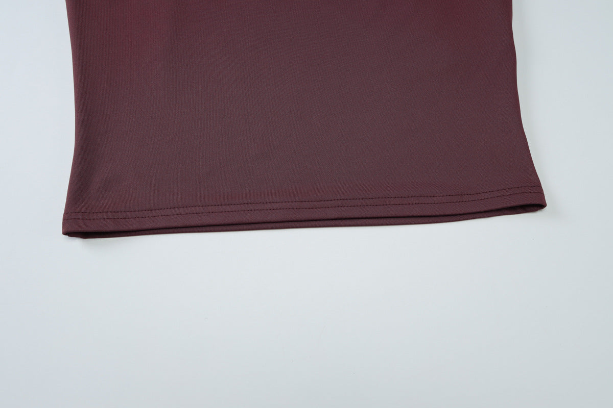 Womens V Neck Halter Top | Backless Slim Fit Tank | noémi