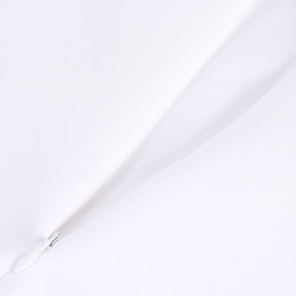 Deep V Feather Trim Sheath Dress | noémi