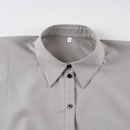 Womens Shirt | Loose Fit with Tied Detail Wind Breasted | noémi