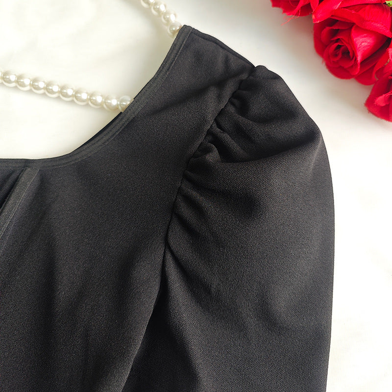 Structured Square Neck Corset Style Top with Boning Detail for Women | noémi