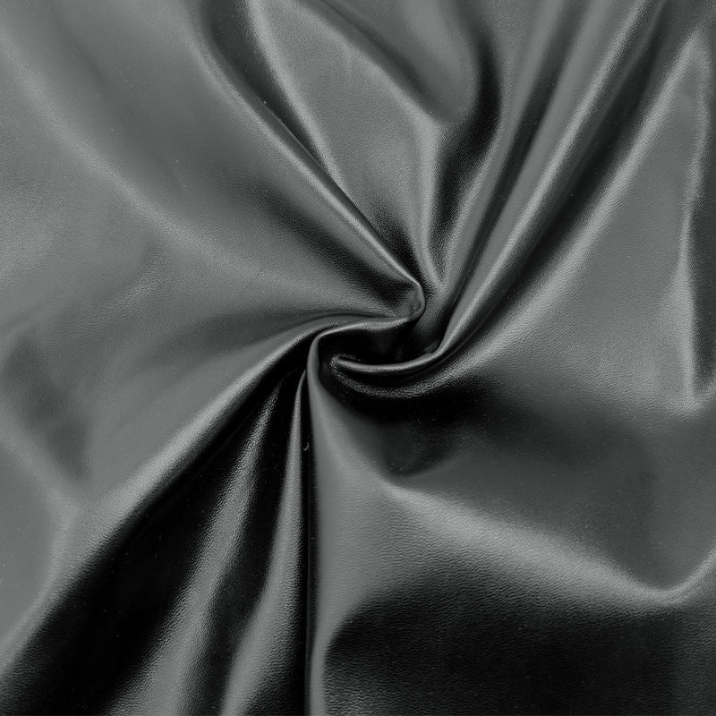 Womens Faux Leather Skirt Set | Slim Fit Vest Slit Skirt Two Piece Outfit | noémi